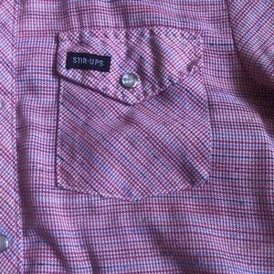 Vintage Stir-Ups by Shirt Street Pearl Snap Western Shirt